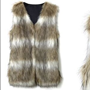 Faux Fur Vest  